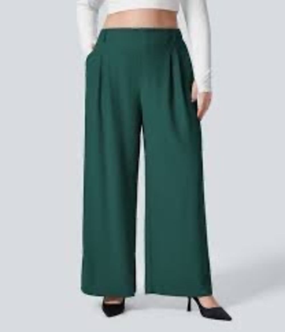 Halara Flex™ High Waisted Pocket Wide Leg Pants Size XL NWT